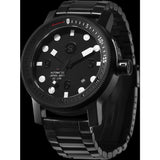 MINUS-8 Diver Black/Black Watch | Titanium P024-013-DBW-ML