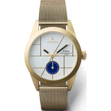 Triwa Dixie Aska Watch | Gold Mesh Super Slim AKST106-MS121313