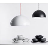 Seed Design Dome Medium Pendant Lamp | Black SQ-360MP-BK