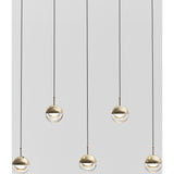 Seed Design Dora 5-Light Pendant | Brass