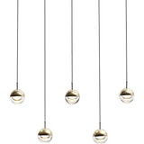 Seed Design Dora 5-Light Pendant | Brass