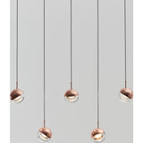 Seed Design Dora 5-Light Pendant | Copper