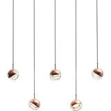 Seed Design Dora 5-Light Pendant | Copper