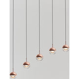 Seed Design Dora 5-Light Pendant | Copper