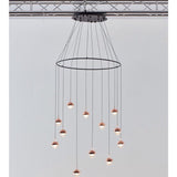 Seed Design Dora 12-Light Pendant With Ring | Copper