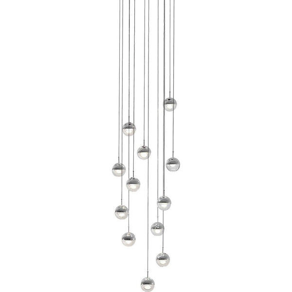 Seed Design Dora Pendant 12 Light Set | Chrome SLD-1010P12-CRM