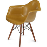 Modernica Case Study Walnut Dowel Arm Shell Chair | Black/Peacock FIB-W-DSA-BLK-WAL