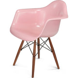 Modernica Case Study Walnut Dowel Arm Shell Chair | Black/Peacock FIB-W-DSA-BLK-WAL