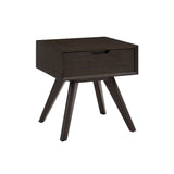 Eco Ridge Vale 1 Drawer Nightstand | Havana
