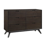 Eco Ridge Vale Six Drawer Double Dresser | Havana