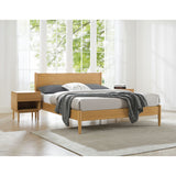 Eco Ridge Ria Platform Bed | Caramelized