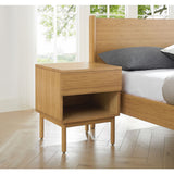 Eco Ridge Ria 1 Drawer Nightstand | Caramelized