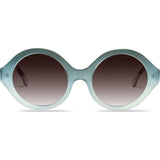 Velvet Eyewear Elaine Sea Foam Sunglasses | Brown Fade V018SF01
