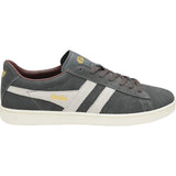 Gola Men's Equipe Suede Sneakers | Graphite/White/Burgundy