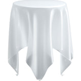 Essey Illusion Side Table | Ice White --Large (Grand) ES-GRILL-ICE