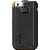 Incase Leather Fitted Sleeve for iPhone 5s/5c | Black/Tan ES89058