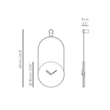 Nomon Eslabon Black Wall Clock