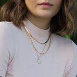 Awe Inspired Mini Joan of Arc Necklace | Saturn Chain