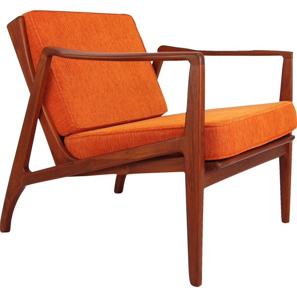 Bowery & Grand BG1122 Electric Orange Chair | Zoe