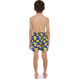 Tom & Teddy Boy's Elephant Swim Trunk | Navy & Yellow / 1-2