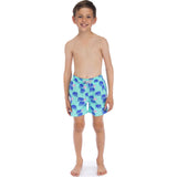 Tom & Teddy Boy's Elephant Swim Trunk | Spearmint & Blue / 9-10