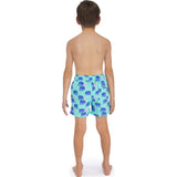 Tom & Teddy Boy's Elephant Swim Trunk | Spearmint & Blue / 1-2