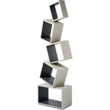 Malagana Equilibrium Modern Light Bookcase | Coal EQ-101 CO