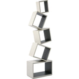 Malagana Equilibrium Modern Light Bookcase | Coal EQ-101 CO
