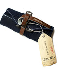 EH Works Essential Bike Tool Roll | Navy with Brown Strap ESSNBR