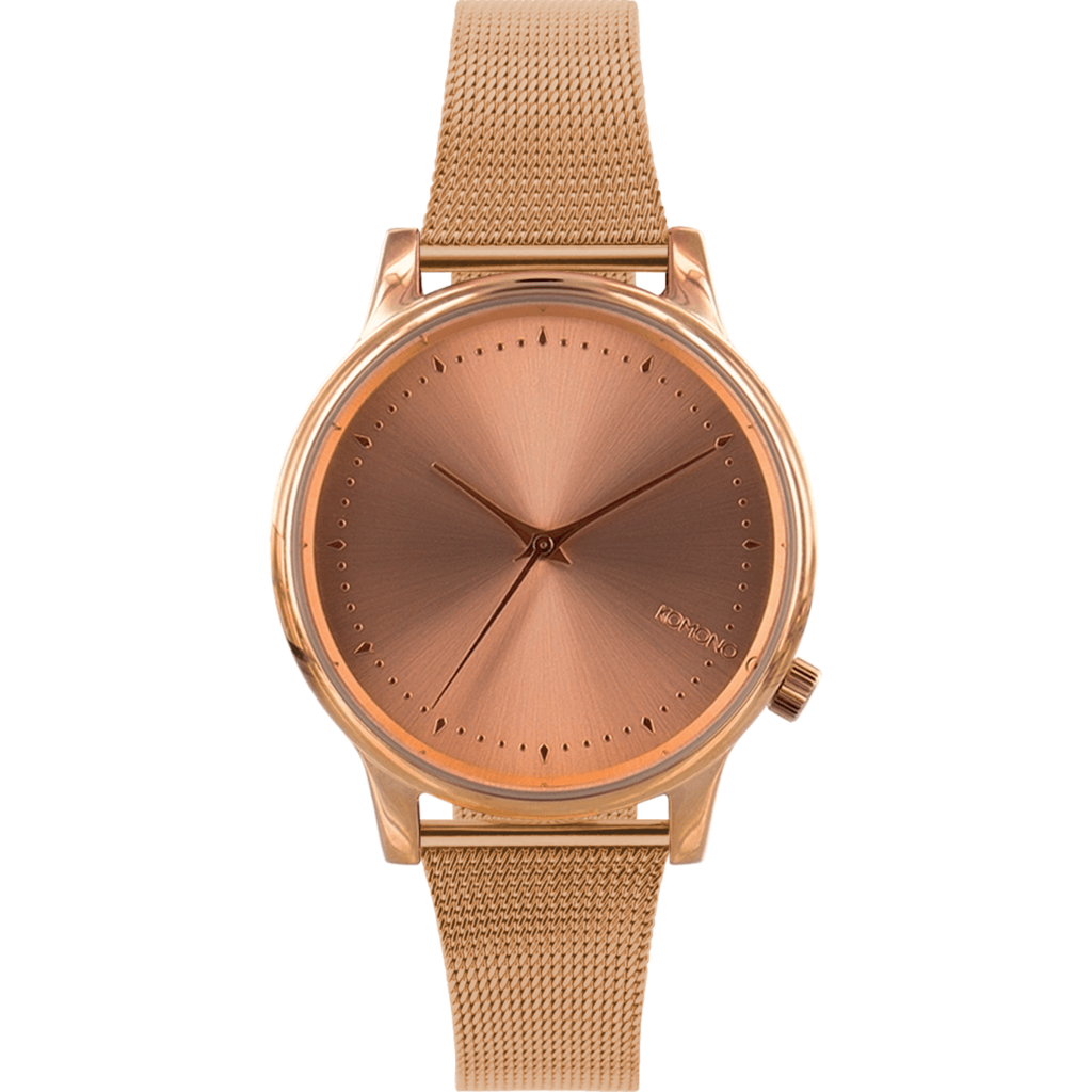 KOMONO： Winston e - Rose Gold/White Komono Estelle Royale Watch Rose Gold KOM-W2863 – Sportique
