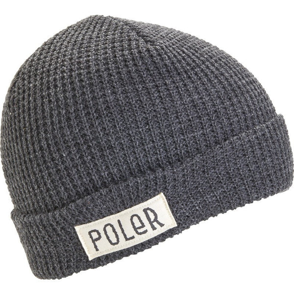 Poler Holiday Workerman Beanie | Charcoal Heather 535006-GRY