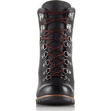 Sorel Women's Conquest Wedge Waterproof Snow Boot | Black/Dk Grey Size 7 1691961010