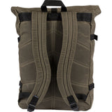 Poler Classic Rolltop Backpack | Waxed Burnt Olive 13100014