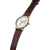 Triwa Snow Falken Watch | Dark Brown Classic FAST110CL010413