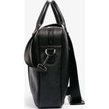 Hook & Albert Leather Structured Briefcase | Black FBRFLTH-BLK-OS