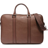 Hook & Albert Leather Structured Briefcase | Brown FBRFLTH-BRN-OS