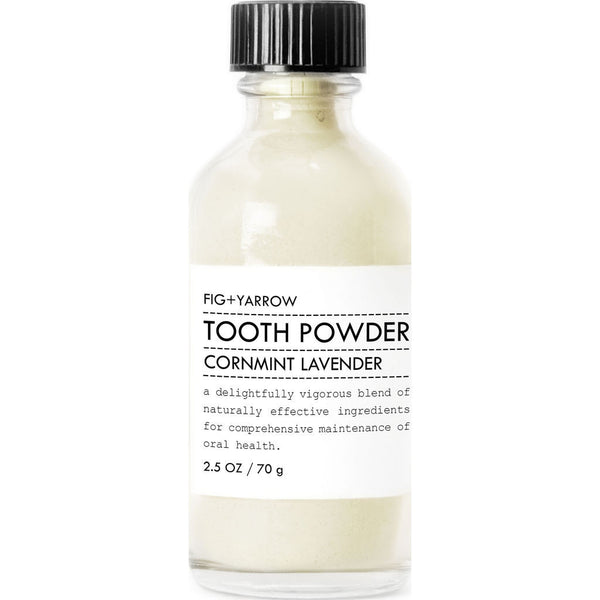 Fig + Yarrow Tooth Powder  | Cornmint+Lavender 2.5 oz- TP25 Ê 
