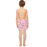 Tom & Teddy Boy's Flamingo Shorts | Pink & Red