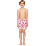 Tom & Teddy Boy's Flamingo Shorts | Pink & Red
