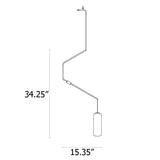 FRAMA Ventus Pendant Form 2 | Brass (34")