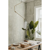 FRAMA Ventus Pendant Form 2 | Brass (34")