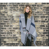 Faribault Huntley Wool Cape | Cream 14855 One Size