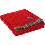 Faribault Northern Lights Wool Throw -Red BTEWRD1939