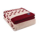 Faribault Northern Fair Isle Wool Blanket | Red
