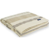 Faribault Cotton Kerrick Stripe Throw | Beige BTKSBG1327