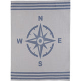 Faribault Cotton Throw | Nautical Compass BTNANA1297