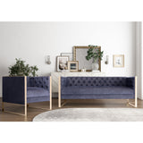 TOV Furniture Farah Chair | Navy- TOV-L4903