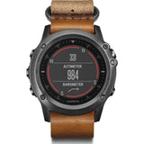 Garmin Fenix 3 Sapphire Multi-Sport GPS Watch | Gray/Leather 010-01338-80