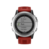 Garmin Fenix 3 Watch Performer Bundle with HRM-Run | Silver/Red