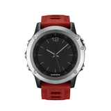 Garmin Fenix 3 Watch Performer Bundle with HRM-Run | Silver/Red